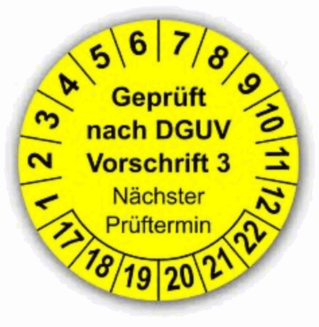 DGUV 3 Messen